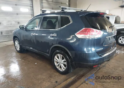 2015 Nissan Rogue Sv z USA, uszkodzony, nr VIN KNMAT2MV8FP548566